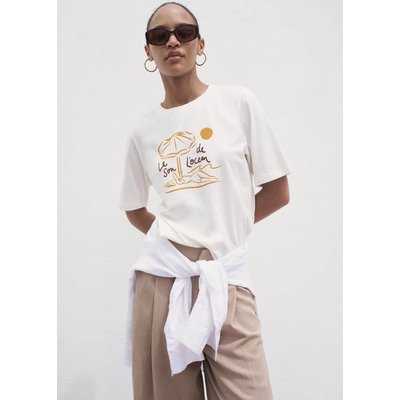 T-shirt imprimé manches courtes MANGO