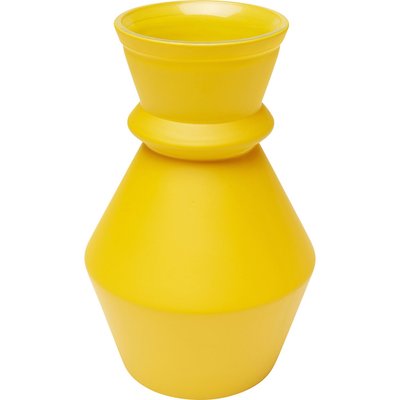 Vase Gina jaune 25cm KARE DESIGN