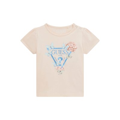 T-Shirt Logo Triangulaire Floral GUESS KIDS