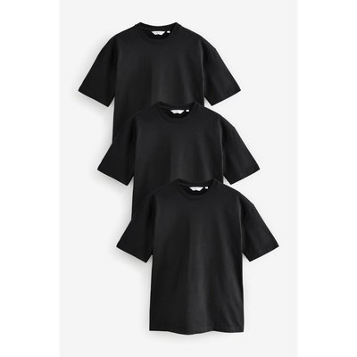 T-shirt décontracté épais, lot de 3 NEXT