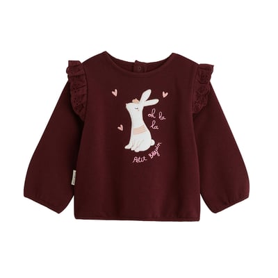 Sweat-shirt bébé en molleton Aimée PETIT BEGUIN