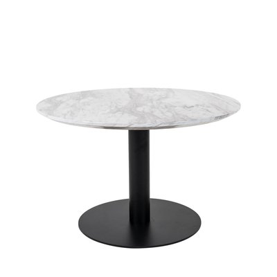 Table basse aspect marbre et métal ø70xh45cm - BOLZANO HOUSE NORDIC