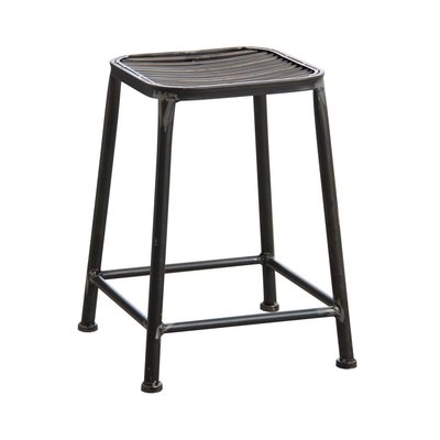 Tabouret carré en métal AUBRY GASPARD