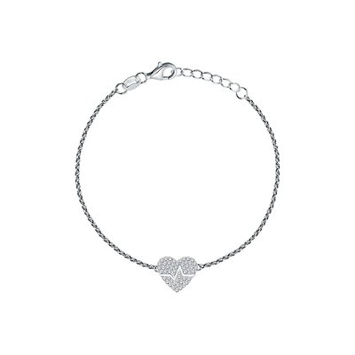 Bracelet en argent 925 et oxyde de zirconium CLEOR