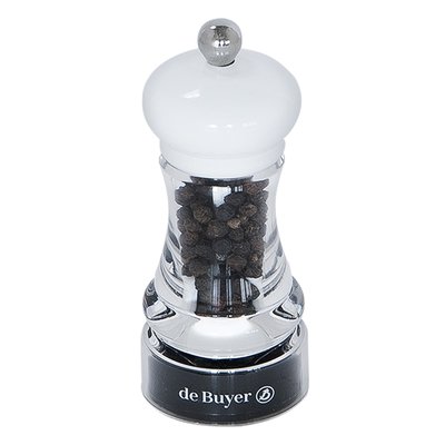 Moulin à épice   11 cm Blanc-HIP HOP DE BUYER