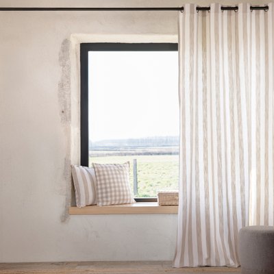 Rideau 100% coton larges rayures LOURMARIN HOME MAISON