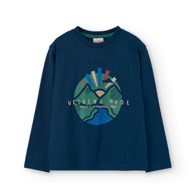 T-shirt en coton à manches longues BOBOLI