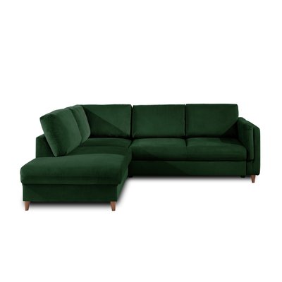 Canapé d'Angle Convertible en Velours 5 places - BROOKE LISA DESIGN