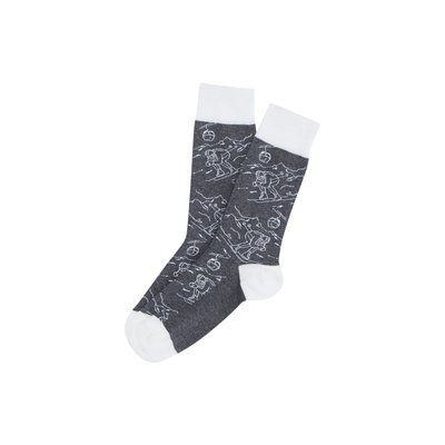 Chaussettes en coton imprimé Tout schuss  Made in France ARTHUR