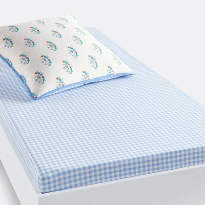 Floriane Floral 20% Recycled Cotton Fitted Sheet LA REDOUTE INTERIEURS