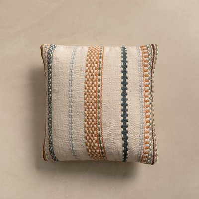 Coussin 100% Coton Rayures -MINA KENAY