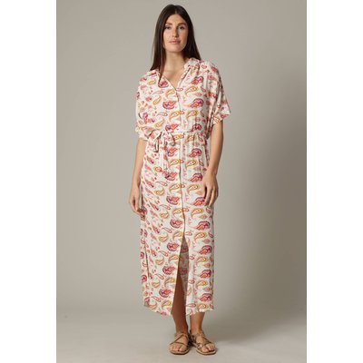 Robe longue en viscose avec motifs cachemire DOUNI DEELUXE