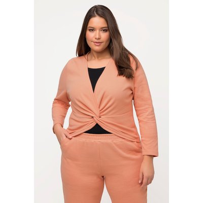 Sweat-shirt, coupe courte, col en V ULLA POPKEN