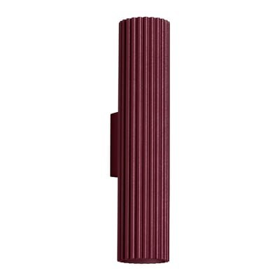 Applique murale Aluminium Bourgogne GU10 2 Karbon EDEN