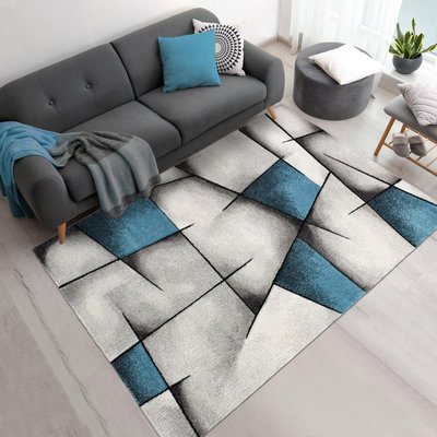 Tapis salon et chambre tissé motif géométrique ULTIMA UN AMOUR DE TAPIS