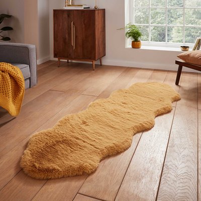 Teddy Soft Faux Single Sheepskin Rug 60x180cm SO'HOME