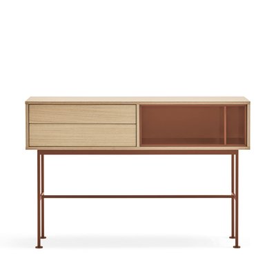 Console 2 tiroirs en bois L120cm- YOKO TEULAT