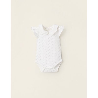 Body Floral avec Col Ondulé et Volants ZIPPY