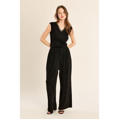 Pantalon évasé, à paillettes MOLLY BRACKEN