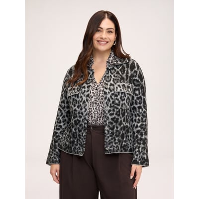 Veste à imprimé animalier FIORELLA RUBINO