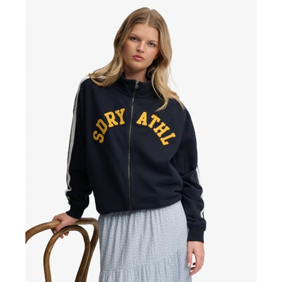 Veste de survêtement zippée à motif appliqué Athletic Essentials SUPERDRY