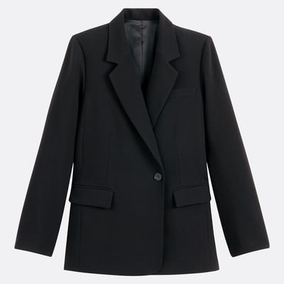 Blazer long coupe oversize, boutonnage asymétrique LA REDOUTE COLLECTIONS