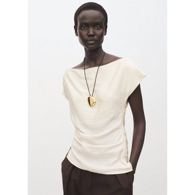 Blouse modal col asymétrique MANGO
