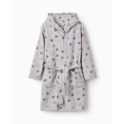 Robe de chambre peluche, capuche MICKEY ZIPPY