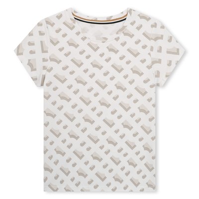 T-shirt imprimé à col rond BOSS KIDSWEAR