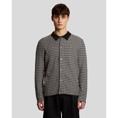 Cardigan maille panier en maille à col LYLE & SCOTT