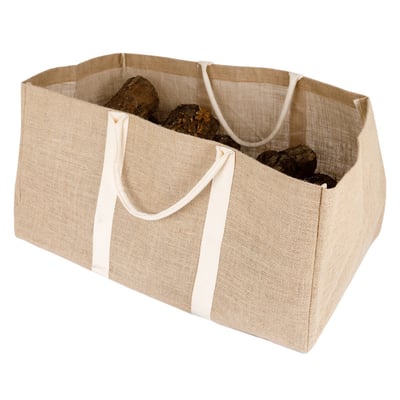 Sac à bûches en jute SOMAGIC