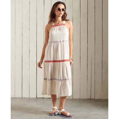 Robe Brodée Sans Manches SUPERDRY