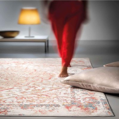 Tapis salon et chambre tissé motif oriental AKHIR UN AMOUR DE TAPIS