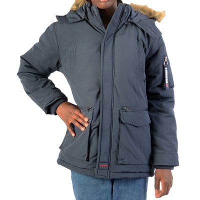 Parka REDSKINS Junior Mixte Enfant - Doudoune Hiver Capuche Détachable, Chaud Et Élégant