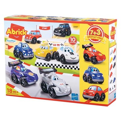 Coffret 10 Véhicules - Ecoiffier - Fast Car MEGA BLOKS
