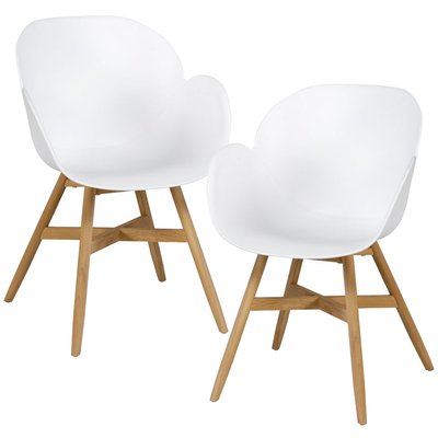 Chaises de jardin en teck TULIP EXOTAN
