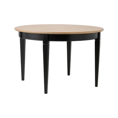 Table à manger ronde extensible bois massif 4 à 8 personnes Embellie CAMIF