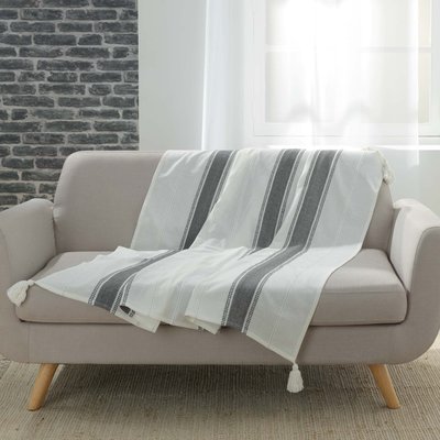 Plaid coton Collection Indira DOUCEUR D'INTÉRIEUR