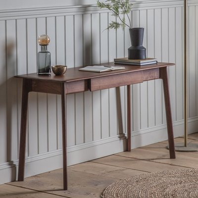 Murwara Walnut 1 Drawer Desk SO'HOME