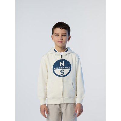 Sweat à capuche zippé avec logo NORTH SAILS