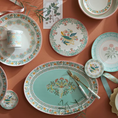 Large Kitchen Garden Serving Platter WILLIAM MORRIS AT HOME