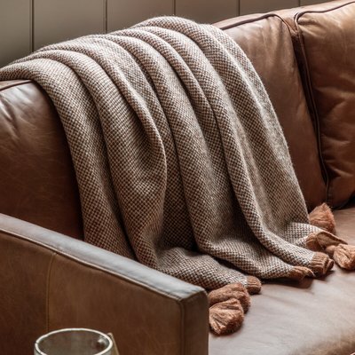 Border Tassel Throw SO'HOME