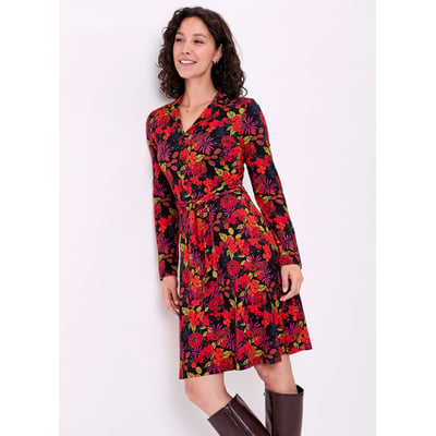 Robe imprimée maille fluide ceinturée EZONE PRINCESSE NOMADE