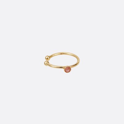 Bague d'oreille dorée - CAB OVALE CAROLINE NAJMAN