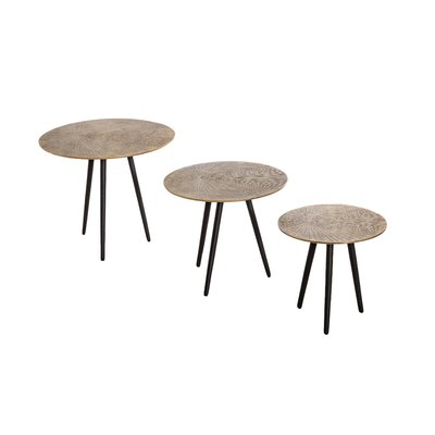 Table basse gigogne en aluminium  AURÈLE MADE IN MEUBLES 