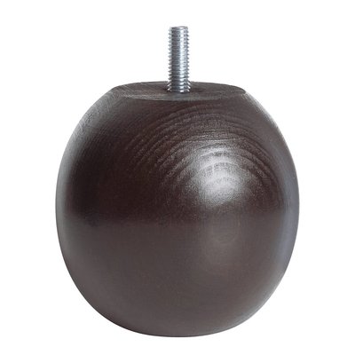 Lot de 4 pieds sommier forme boule, haut. 8 cm LA REDOUTE INTERIEURS