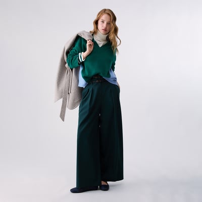 Maille color block en laine LIU JO