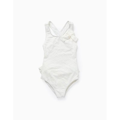 Maillot de Bain Floral avec Volants et Broderies ZIPPY
