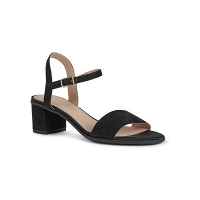 Sandales en cuir talon large GEOX