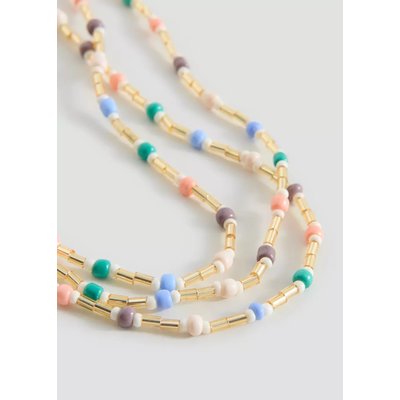 Collier multichaînes à perles MANGO TEEN